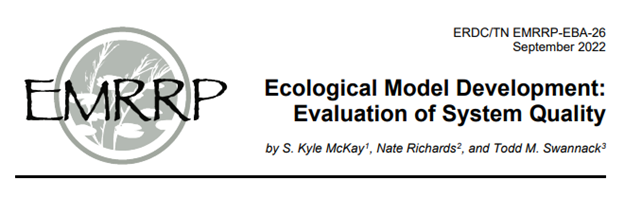 Ecological Model Development: Evaluation of System Quality