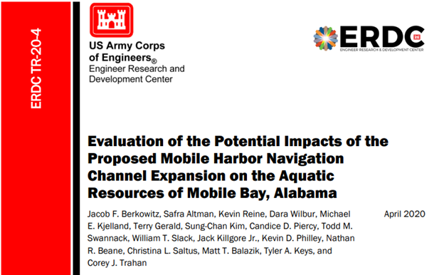 Evaluation of the Potential Impacts of the Proposed Mobile Harbor Navigation Channel Expansion on the Aquatic Resources of Mobile Bay, Alabama