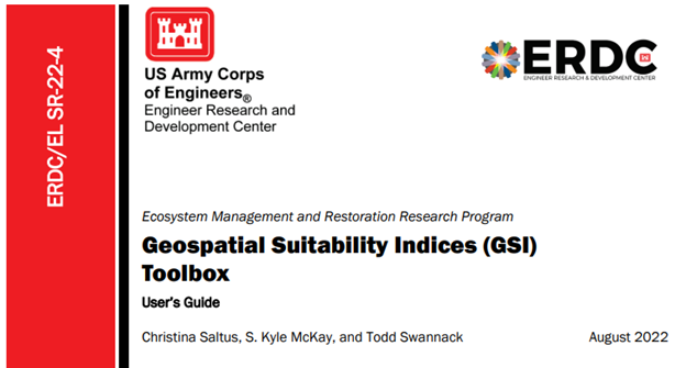 Geospatial Suitability Indices (GSI) Toolbox: User’s Guide