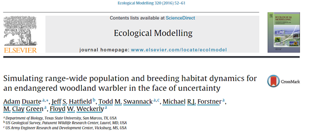 Simulating Range-Wide Population and Breeding Habitat Dynamics for an Endangered Woodland Warbler in the Face of Uncertainty