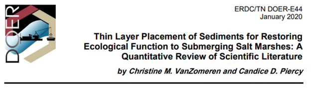 Thin Layer Placement of Sediments for Restoring Ecological Function to Submerging Salt Marshes: A Quantitative Review of Scientific Literature