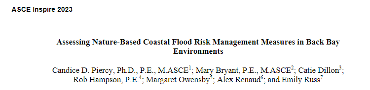 Assessing Nature-Based Coastal Flood Risk Management Measures in Back Bay Environments